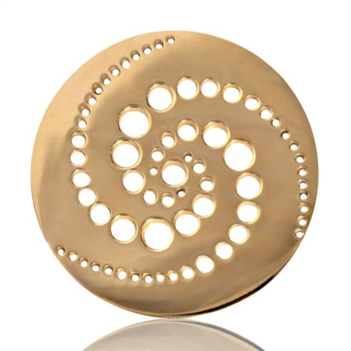 Nikki Lissoni Spinning Thoughts Gold Plated 33mm Coin C1054GM