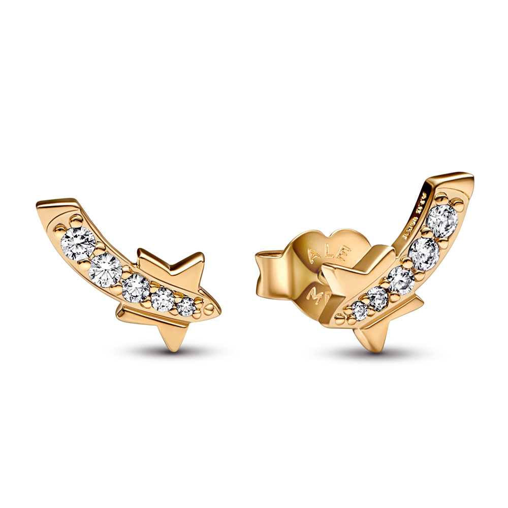 Shooting Star Pavé Stud Earrings