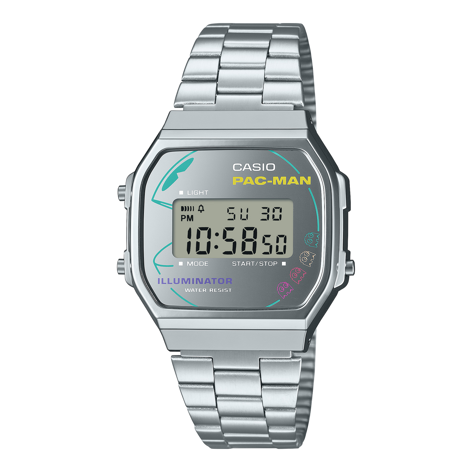 Casio Vintage Digital PAC-MAN Collaboration Quartz A168WEPC-7A