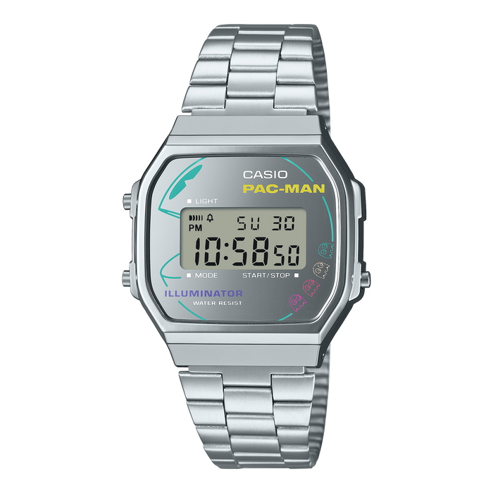 Casio Vintage Digital PAC-MAN Collaboration Quartz A168WEPC-7A