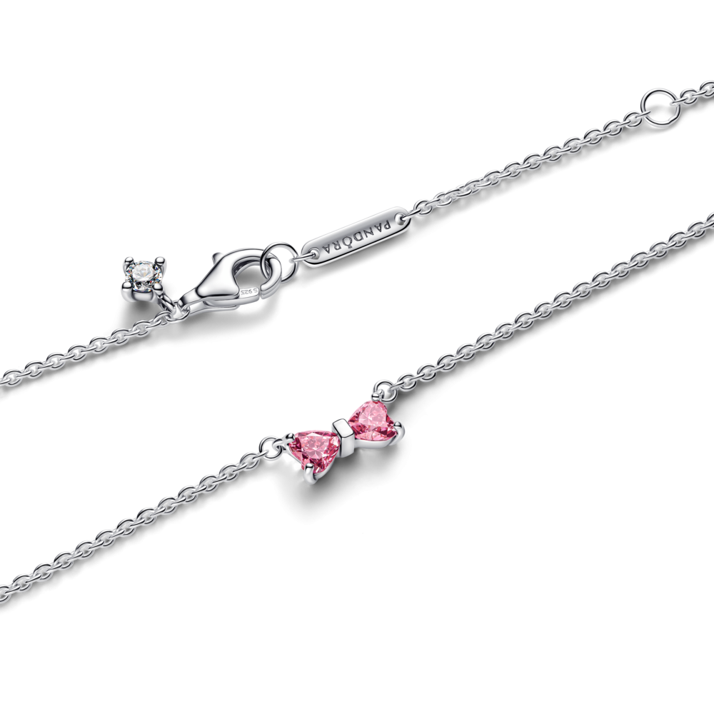 Pandora Bow Pendant Necklace