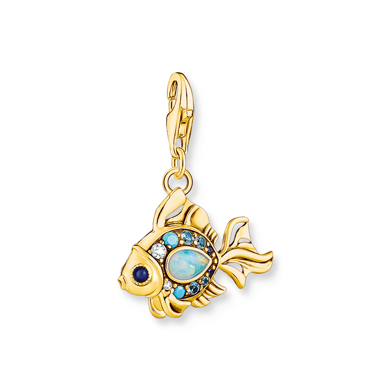 Thomas Sabo Fish Multi Coloured Charm Pendant