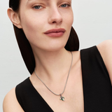 Pandora Mistletoe Platinum-Plated Double Dangle