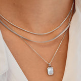 Ania Haie Square Mother-Of-Pearl Necklace