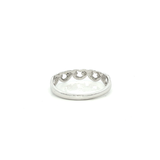 Four Heart Dress Ring in White Gold