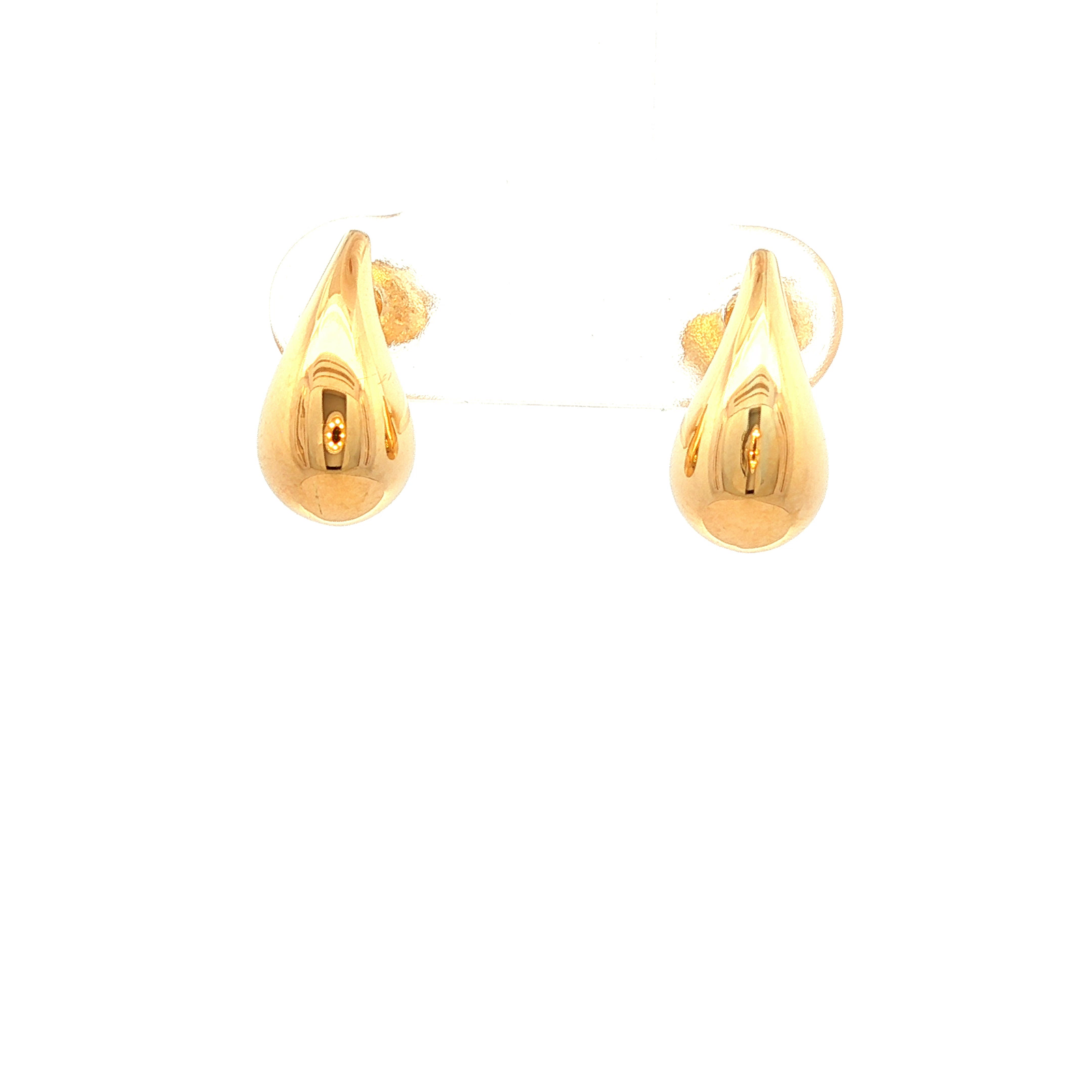 Bulbus Stud Small Earrings in Yellow Gold