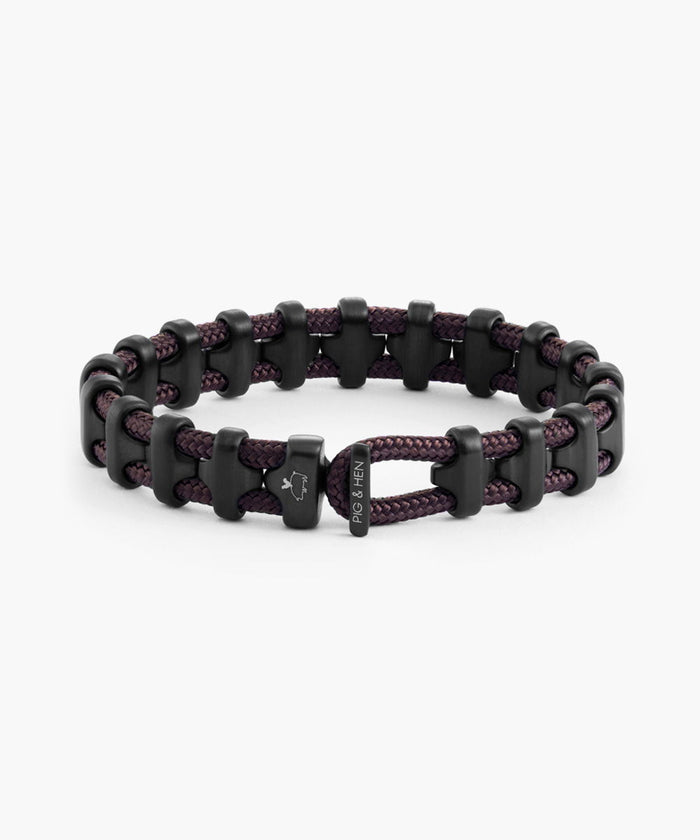 Pig And Hen Bold Bob Mahogany | Black Medium