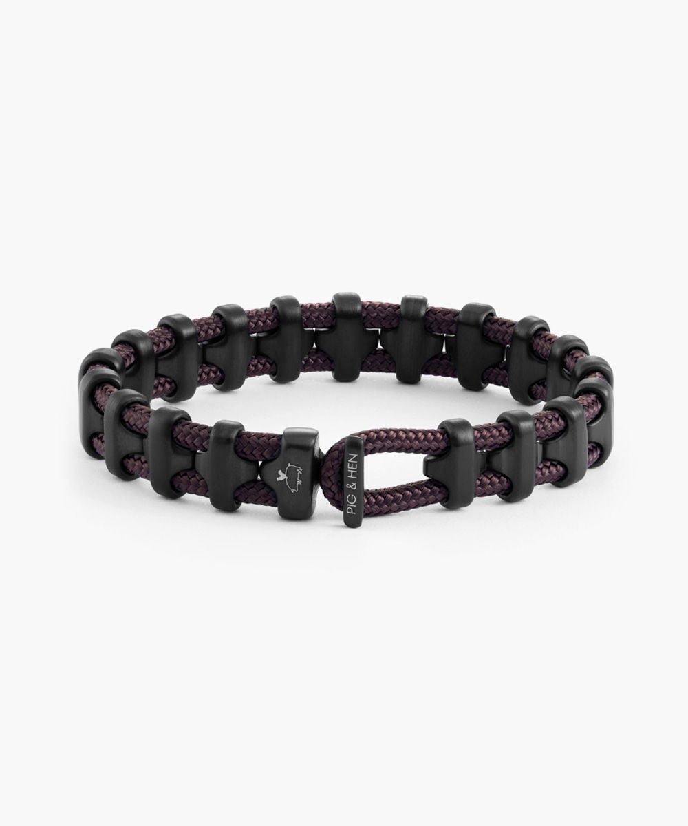 Pig And Hen Bold Bob Mahogany | Black Medium