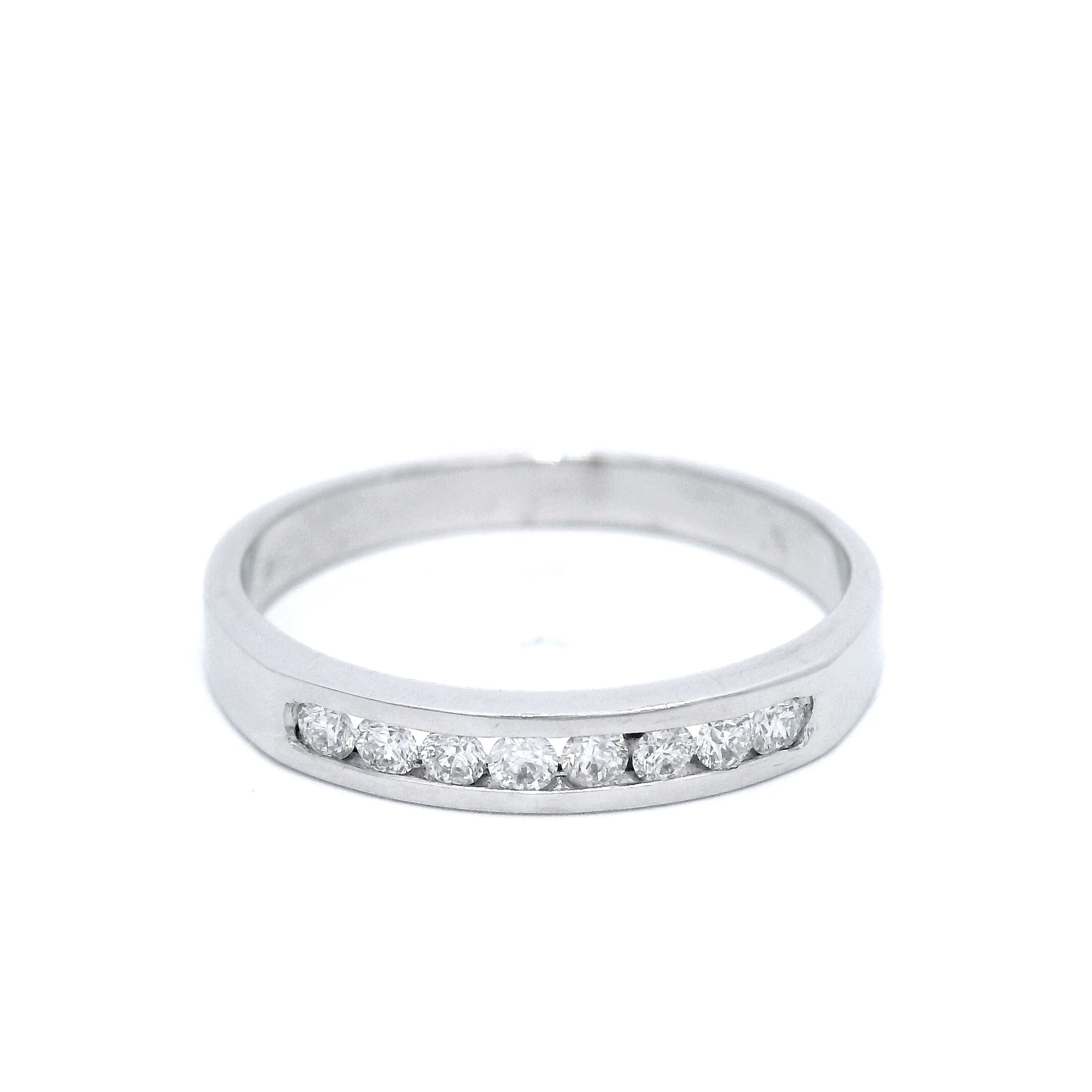 18CT W/G 8=.19CT RBC CHANNEL SET N