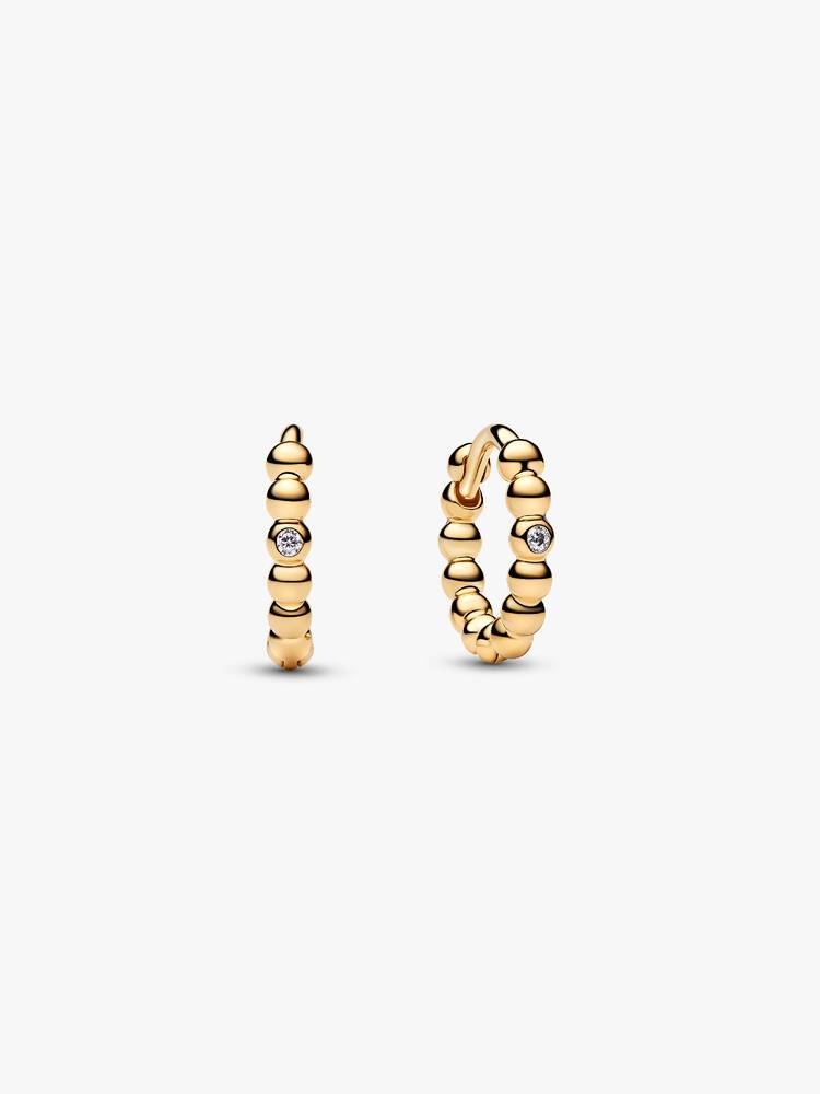 Pandora Beaded Huggie Earrings
