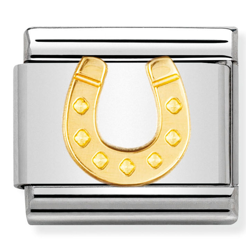 Classic Gold Good Luck Horseshoe Charm