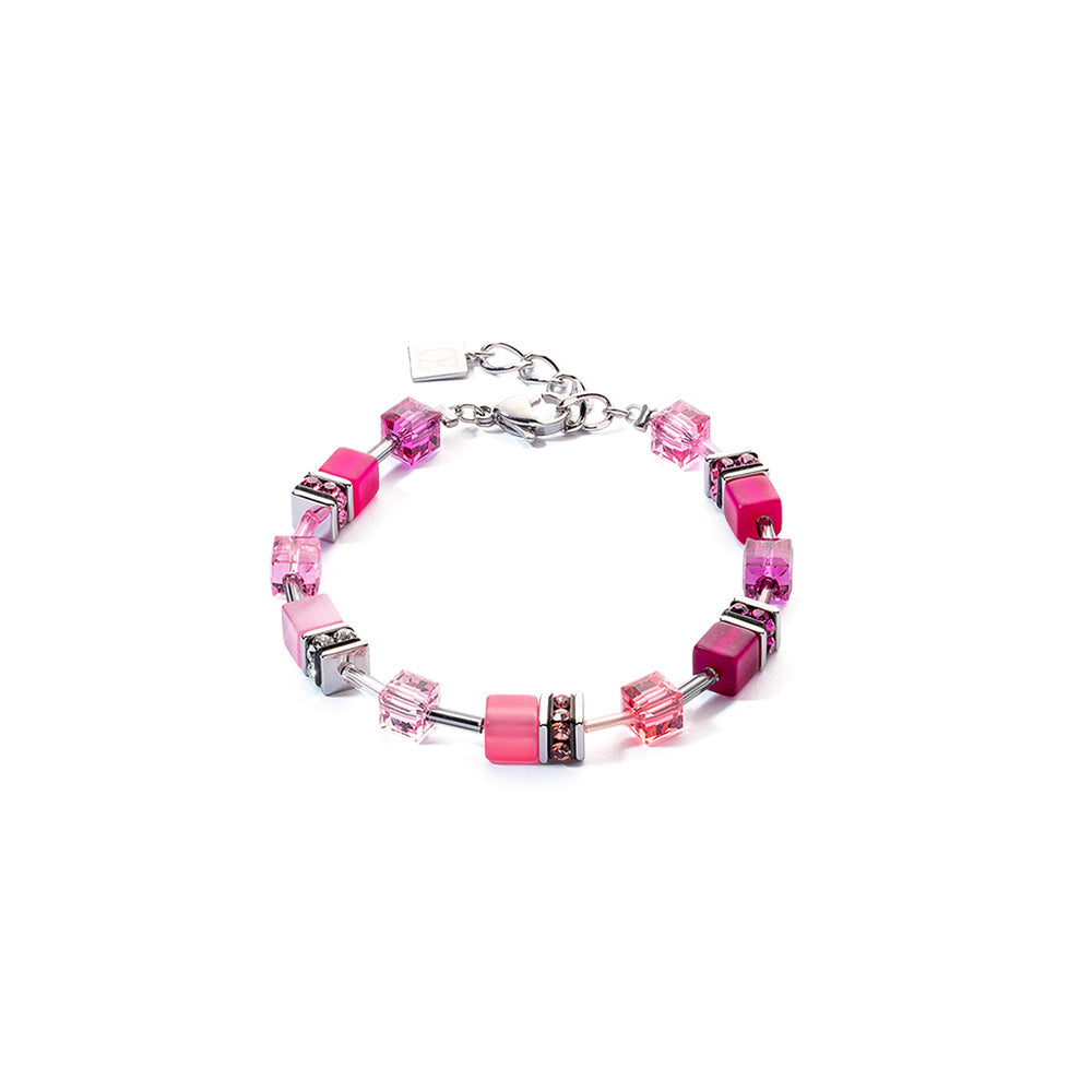 Geo Cube Viva Magenta Bracelet