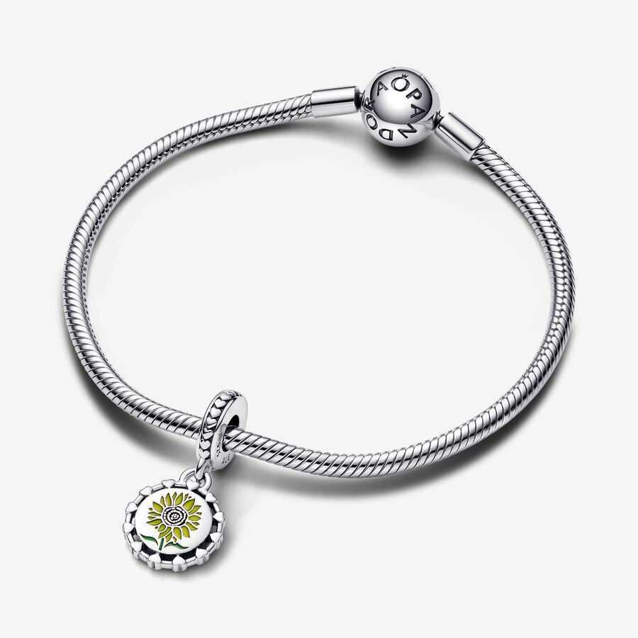 Pandora Sunflower Dangle Charm
