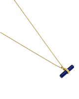 Kirstin Ash Lapis T-Bar Necklace