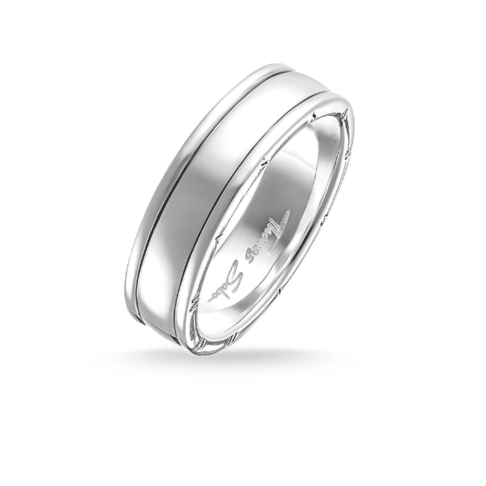 Thomas Sabo Sterling Silver Oxidised Band Ring