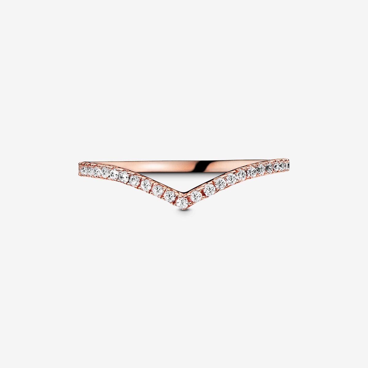 PANDORA Rose Shimmering Wish Ring w CZ