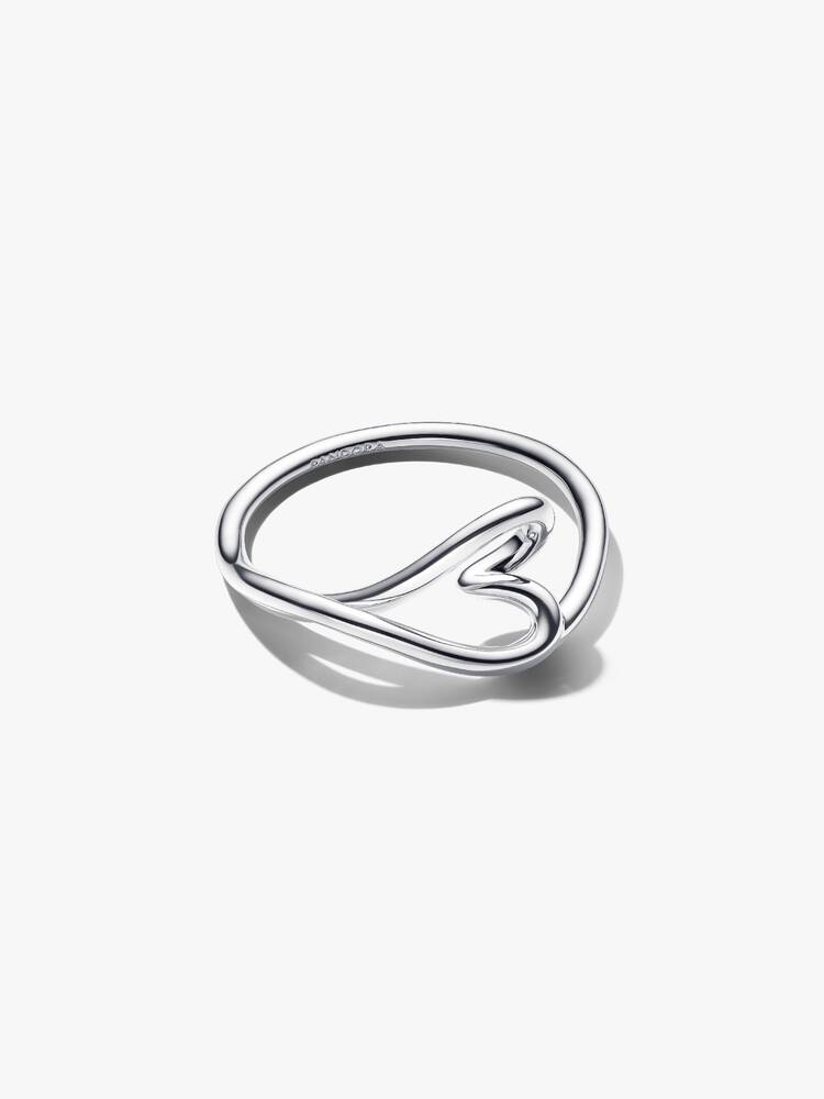 Heart sterling silver ring
