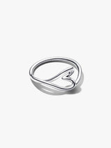 Pandora Organically Shaped Heart Small Ring