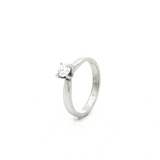 Diamond Set in White Gold Engagement Ring