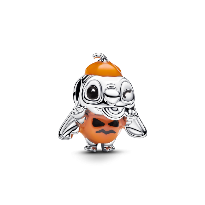 Pandora Disney Stitch Halloween Pumpkin Charm