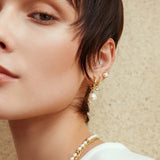 Ania Haie Freshwater Pearl Drop Hoops
