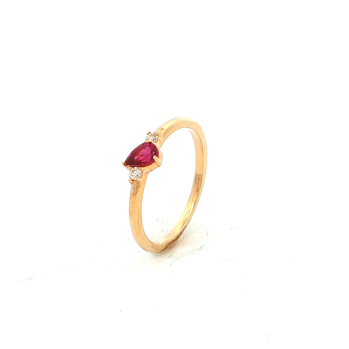Pink Tourmaline Dress Ring in Yellow Gold