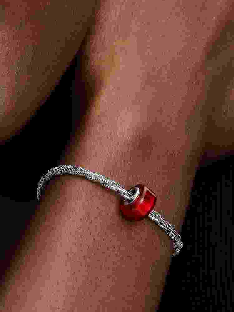 Pandora Red Murano Glass Charm
