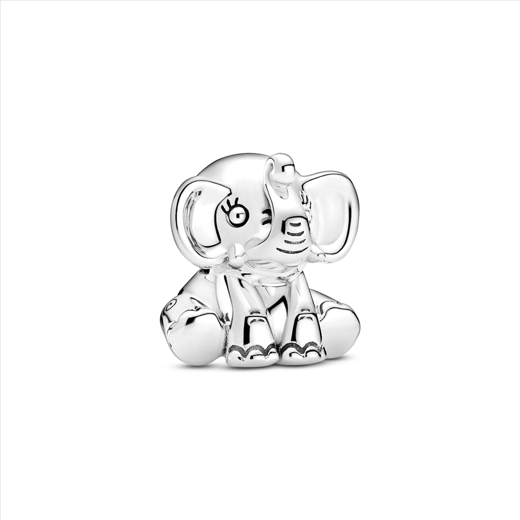 Ellie The Elephant Silver Charm