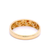 Hammer Set Diamond Dress Ring in 9ct Yellow Gold