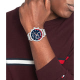 Tommy Hilfiger Stainless Steel Blue Dial Multi-function Men's Watch
