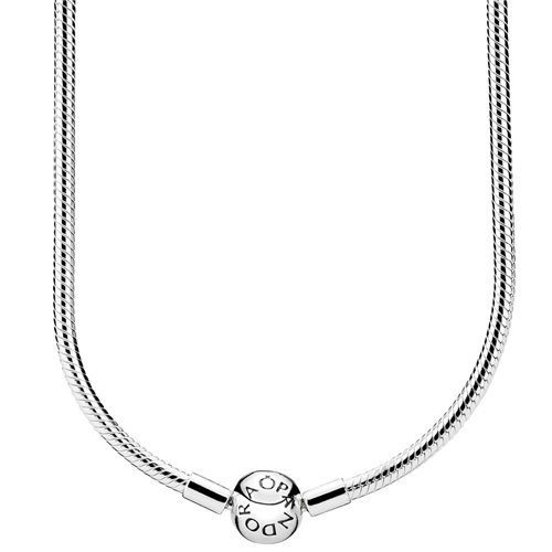 Snake chain 14k rose gold-plated necklace
