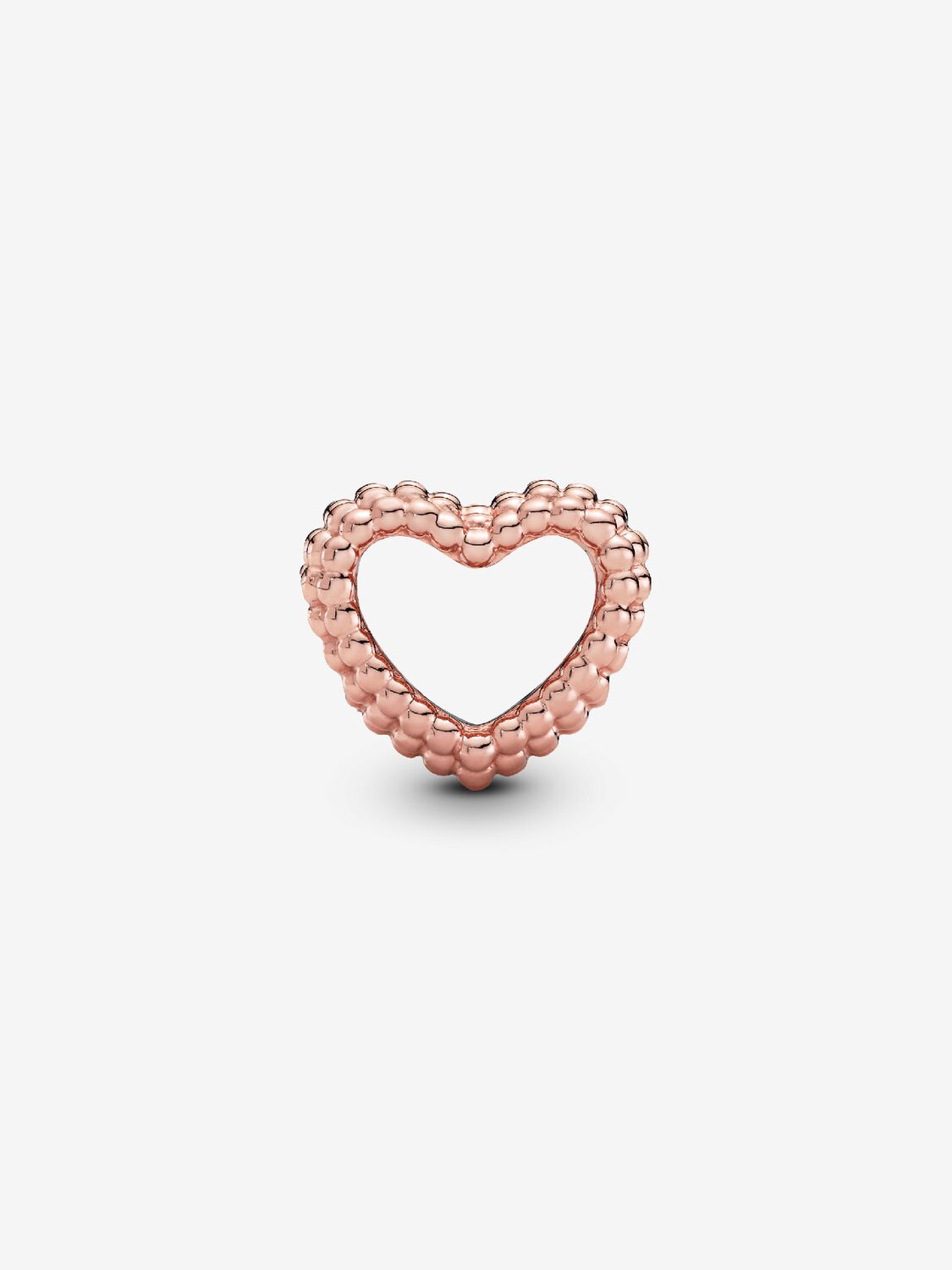 PANDORA Rose Beaded Heart Charm