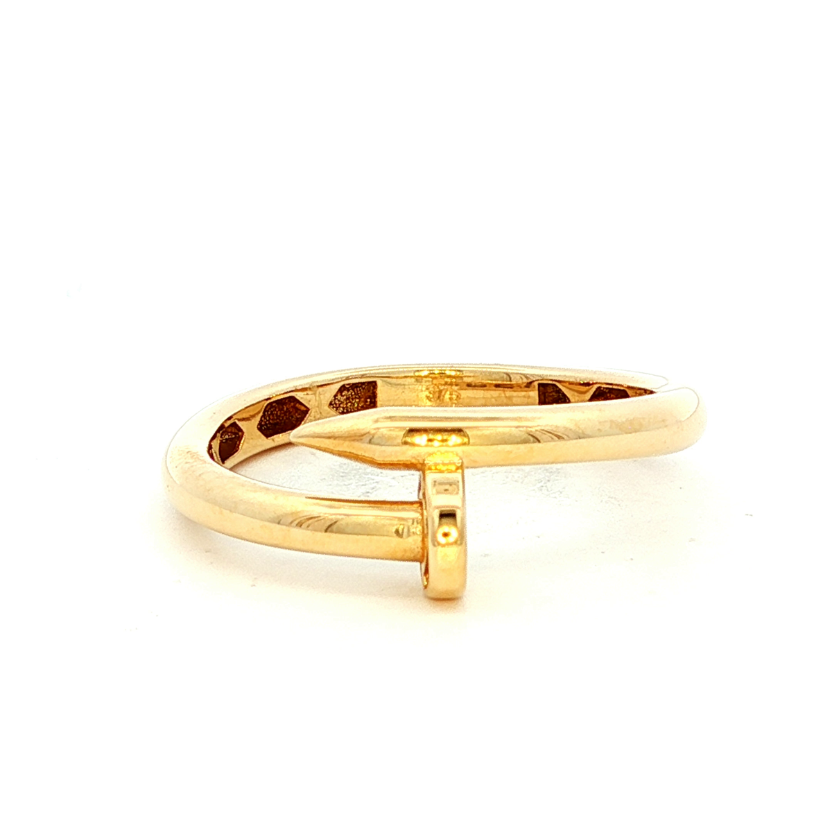 Cautier Nail Design Inspired Ring in Yellow Gold