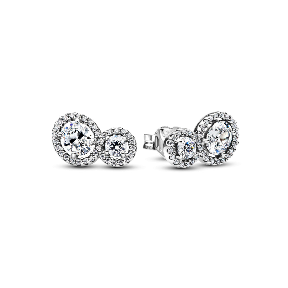 Pandora Embracing Halo Stud Earrings