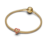 Pandora Candy Cane Heart Charm
