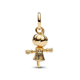 Pandora Pumpkin Scarecrow Dangle Charm