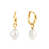 Ania Haie Freshwater Pearl Drop Hoops