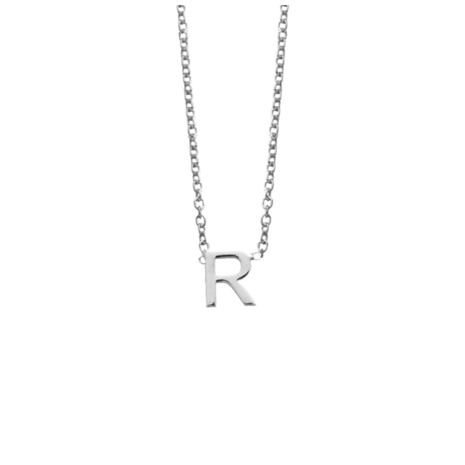 Initial Necklace Petite Initial Pendant