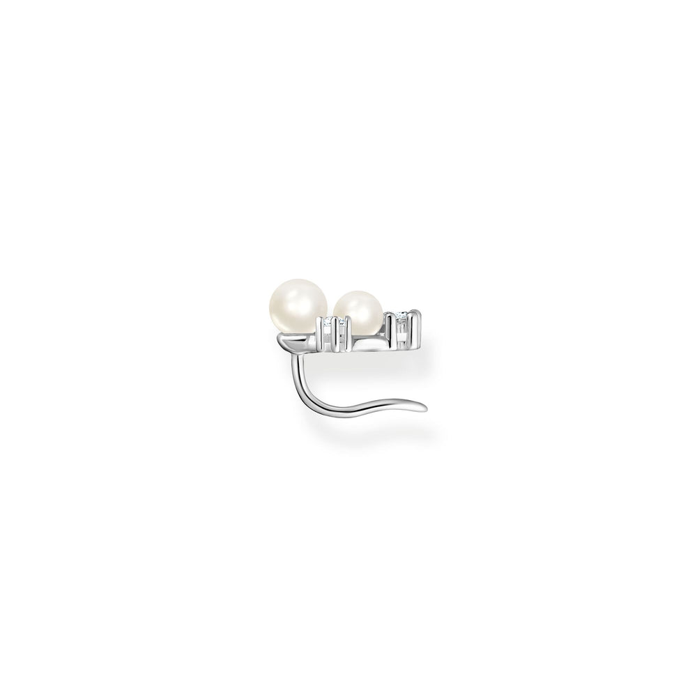 Thomas Sabo Pearl and Cubic Zirconia Ear Climber