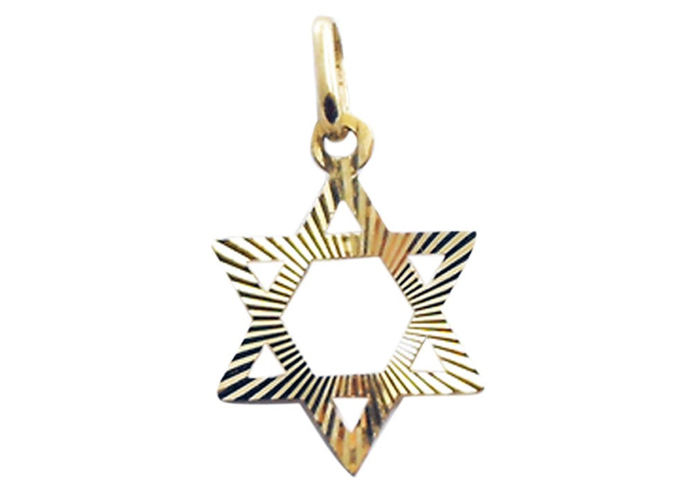 Star of David Pendant in 18 Carat Yellow Gold