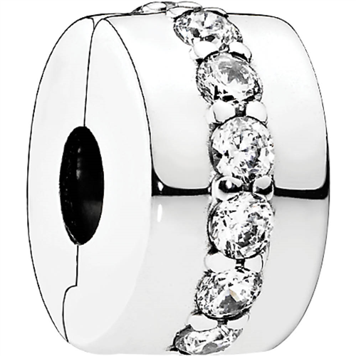 Shining Path Silver Clip w CZ