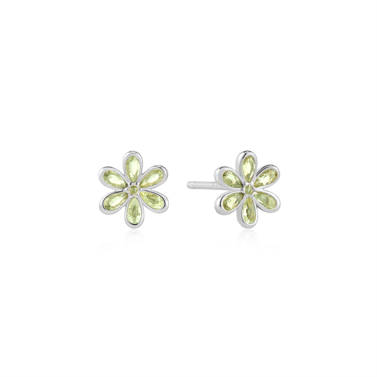 Ania Haie Mint Green Floral Stud Earrings