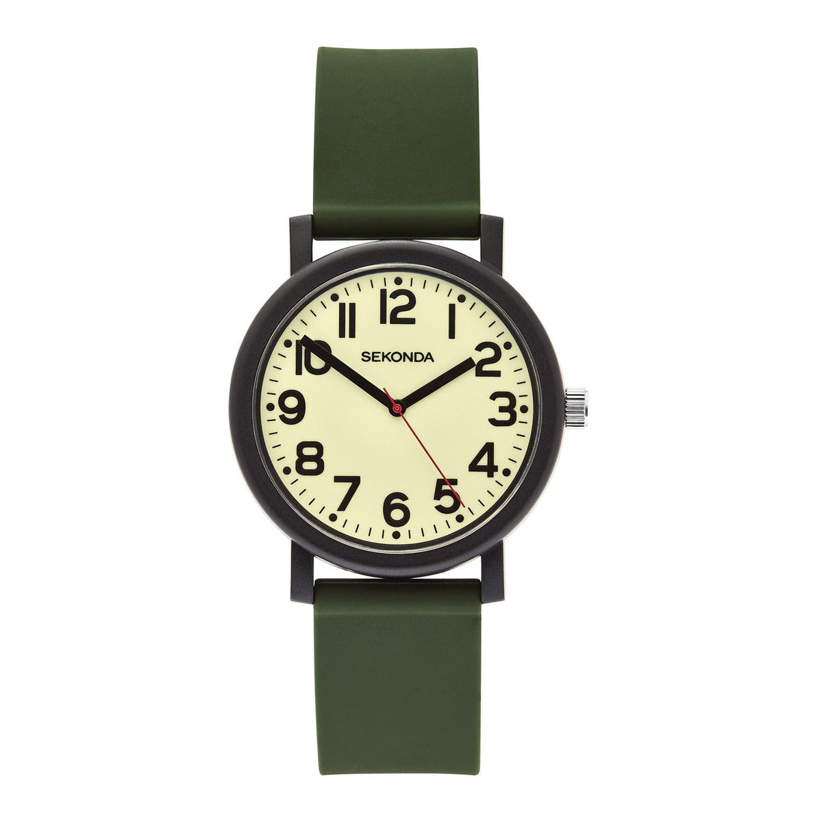 Sekonda Nova Light Green Dial Green Silicone Unisex Watch