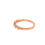 9ct Rose Gold Diamond Set Wedding Band