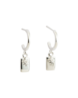 Kirstin Ash Sterling Silver Guiding Star Hoops Set