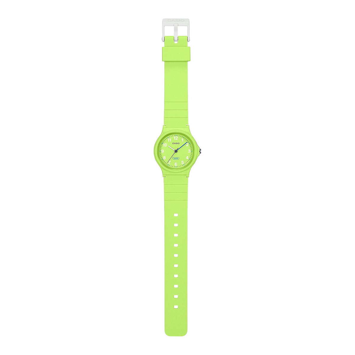 Casio Ladies Analogue Water Resistant Green Resin Band