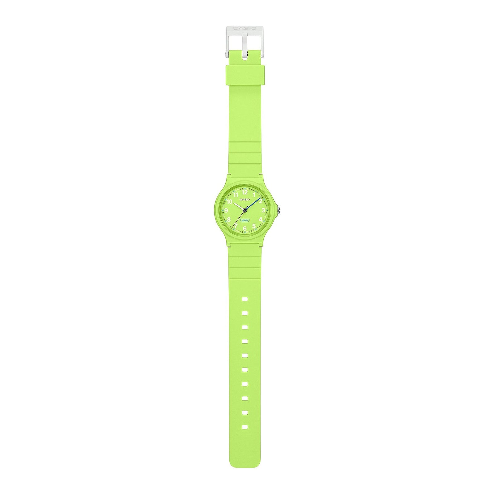Casio Ladies Analogue Water Resistant Green Resin Band