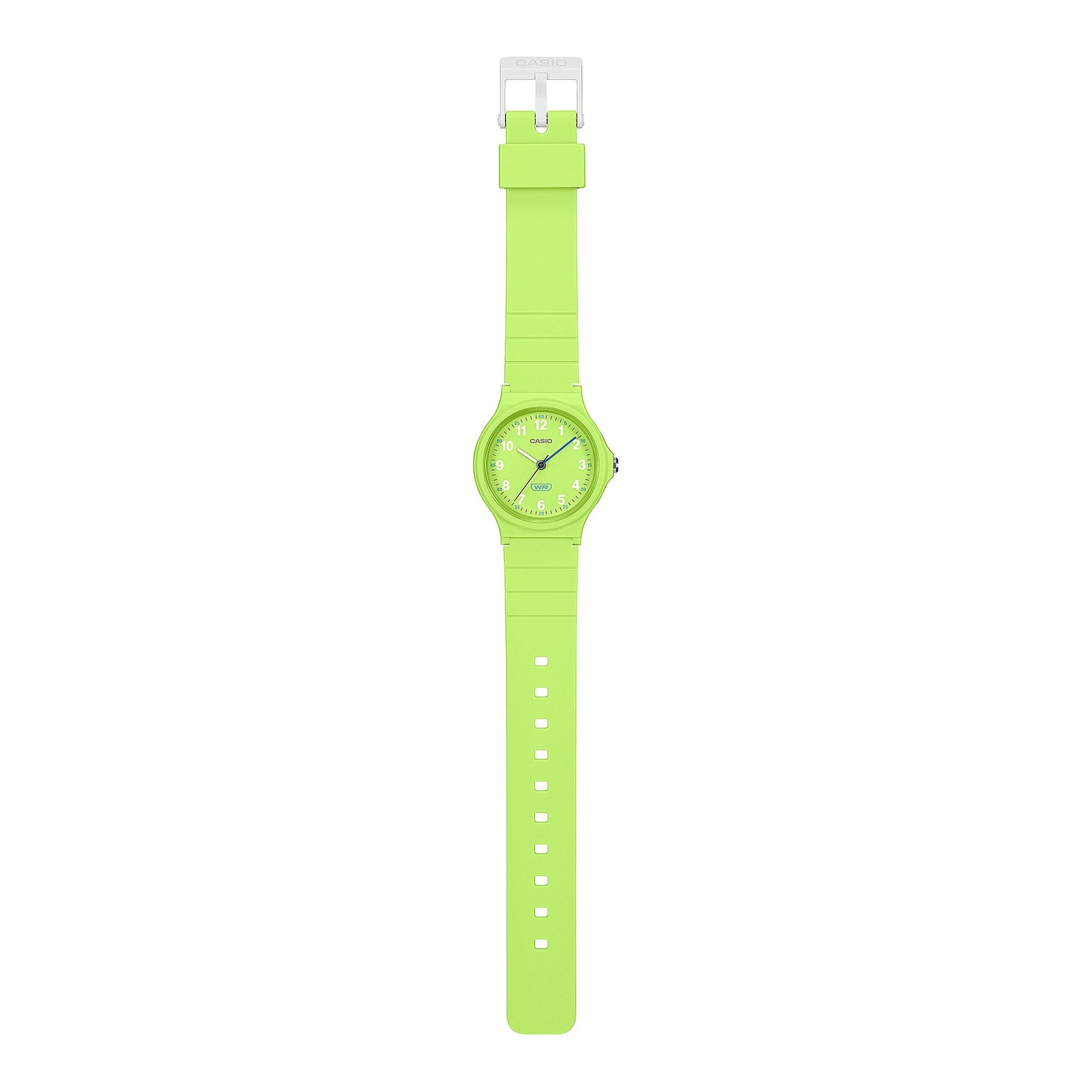 Casio Ladies Analogue Water Resistant Green Resin Band