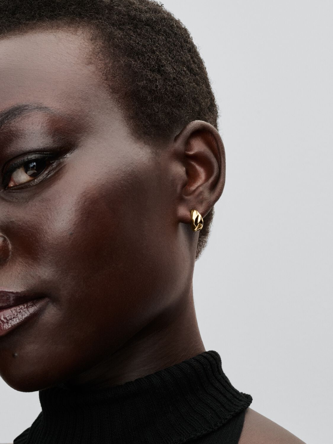 Pandora Small Dune Open Rims Earrings