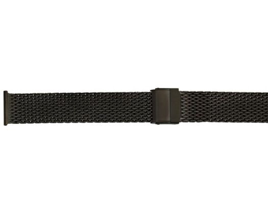 Black Mesh 18 - 22mm Watchband